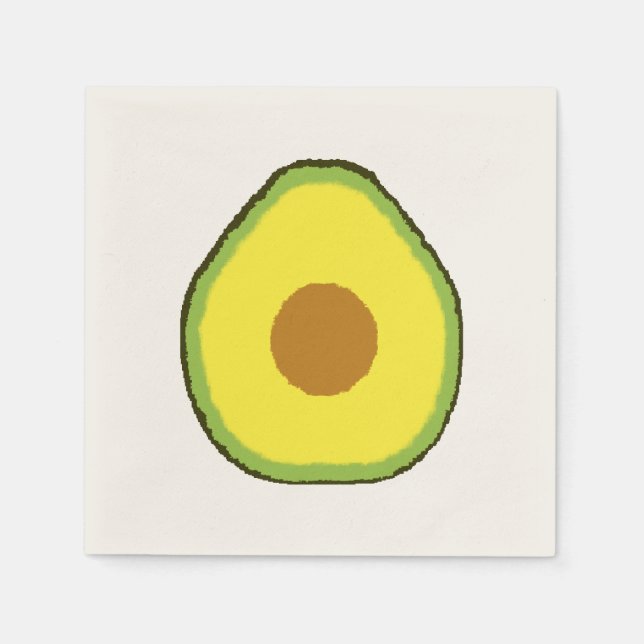 Servilleta De Papel Aguacate (Anverso)