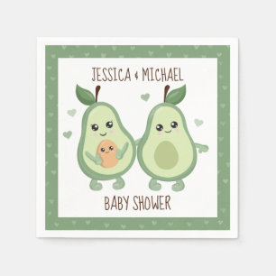 Servilleta De Papel Aguacate Holy Guacamole Baby Shower