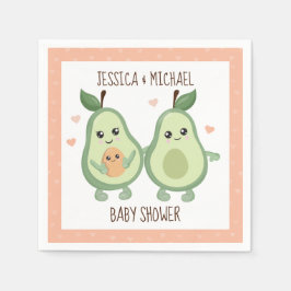 Servilleta De Papel Aguacate Holy Guacamole Baby Shower