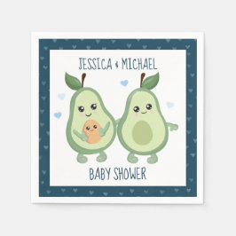 Servilleta De Papel Aguacate Holy Guacamole Baby Shower