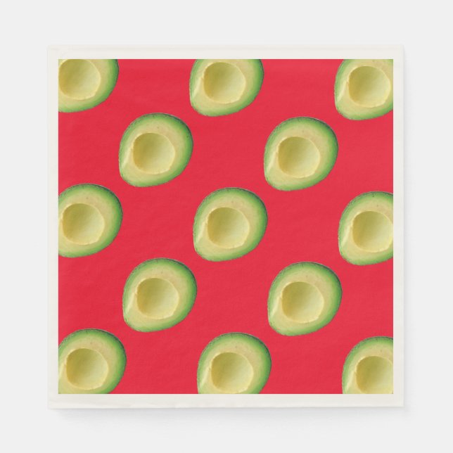 Servilleta De Papel Aguacate Mania 4Emma (Anverso)