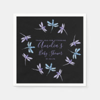 Aguaciles Pintados a Mano Baby Shower  Negro