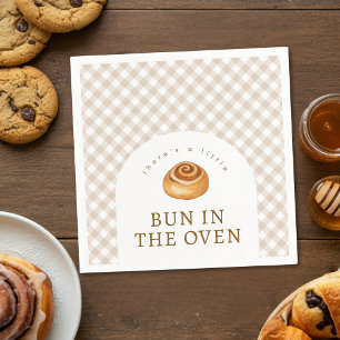 Servilleta De Papel Aguada de Azafrán: Bun en el Horno Baby Shower