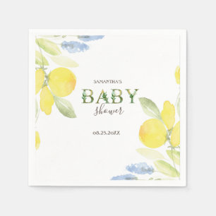 Servilleta De Papel Aguada de limones Baby Shower