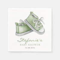 Aguamarina Babero de bebé en acuarela Baby Shower