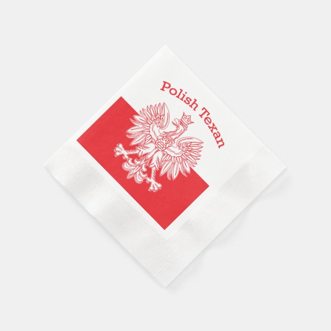 Servilleta De Papel Águila blanca texana polaca (Borde)