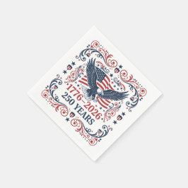 Servilleta De Papel Águila calva 250 años de Libertad 2