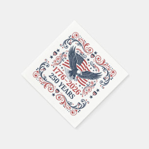 Servilleta De Papel Águila calva 250 años de Libertad 2