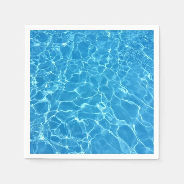 Servilleta De Papel Aguja azul Toque desechable (Anverso)