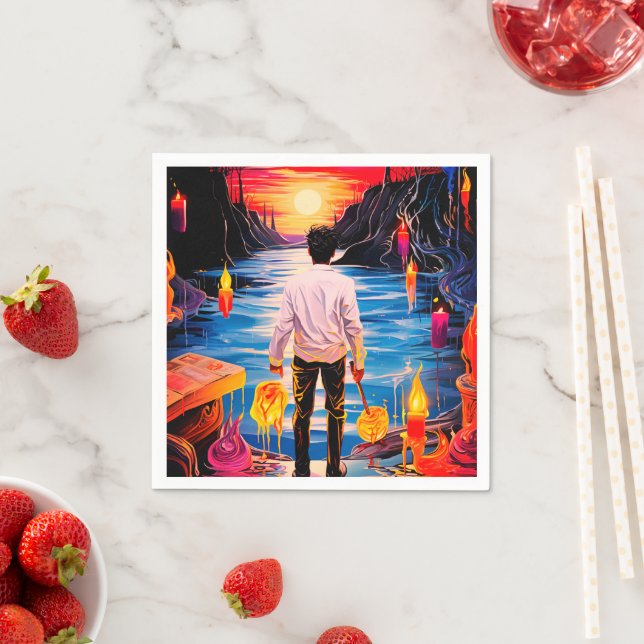 Servilleta De Papel Ai Artwork (In situ)