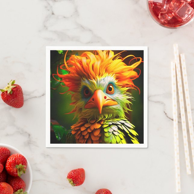 Servilleta De Papel Ai Bird (In situ)