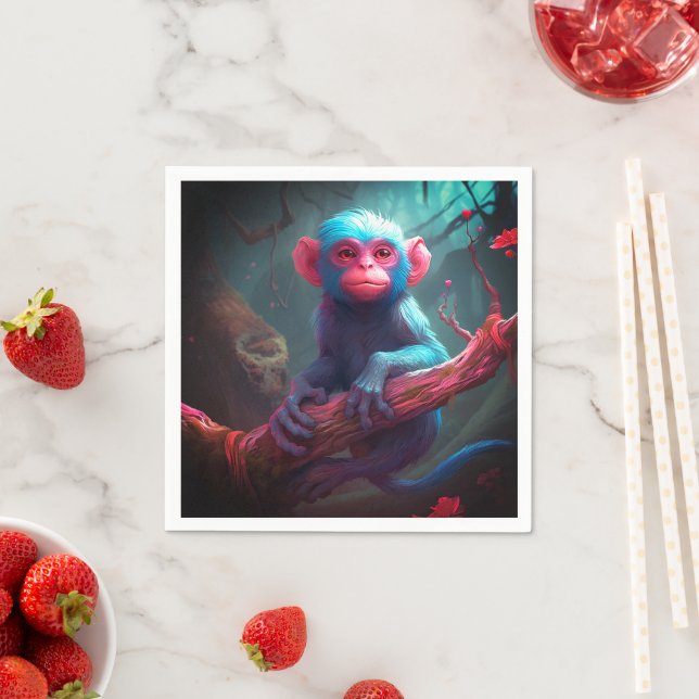 Servilleta De Papel Ai Monkey (In situ)