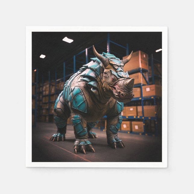 Servilleta De Papel Ai Rhino (Anverso)