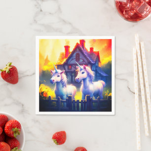 Servilleta De Papel Ai Unicornios