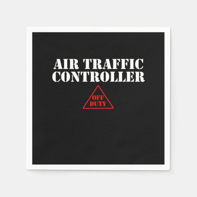 Servilleta De Papel Air Traffic Controller Airfield Flight Controller  (Anverso)