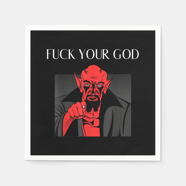 Servilleta De Papel Aist Goat Satan Baphomet GIft (Anverso)