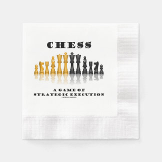 Servilleta De Papel Ajedrez un Juego de Ejecución Estratégica