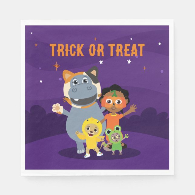 Servilleta De Papel Akili y yo Baby Shower Napkins (Anverso)