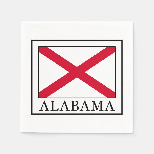 Servilleta De Papel Alabama (Anverso)