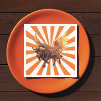 Alas De Búfalo Con Naranja Starburst