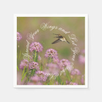 Alas de colibrí inspiradoras