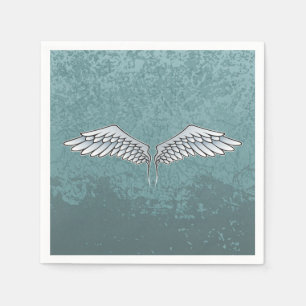 Servilleta De Papel Alas gris-azules
