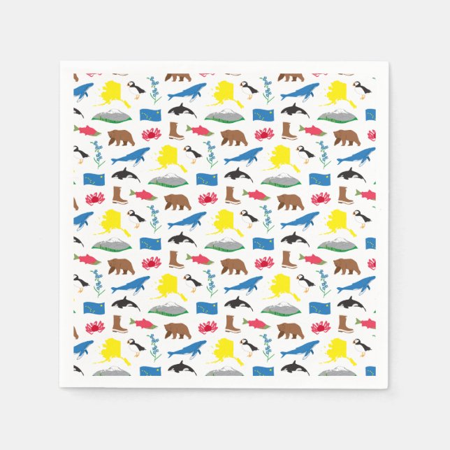 Servilleta De Papel Alaska Napkins (Anverso)