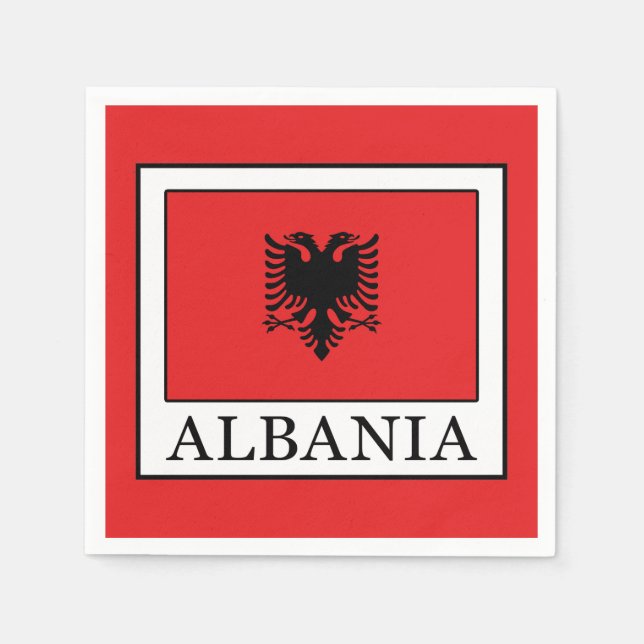 Servilleta De Papel Albania (Anverso)