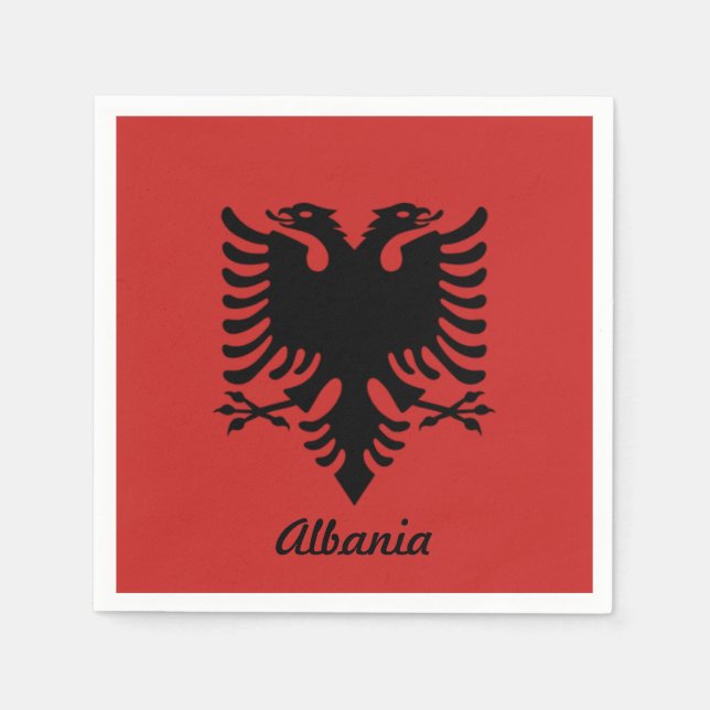 Servilleta De Papel Albania Cocktail Napkins (Anverso)