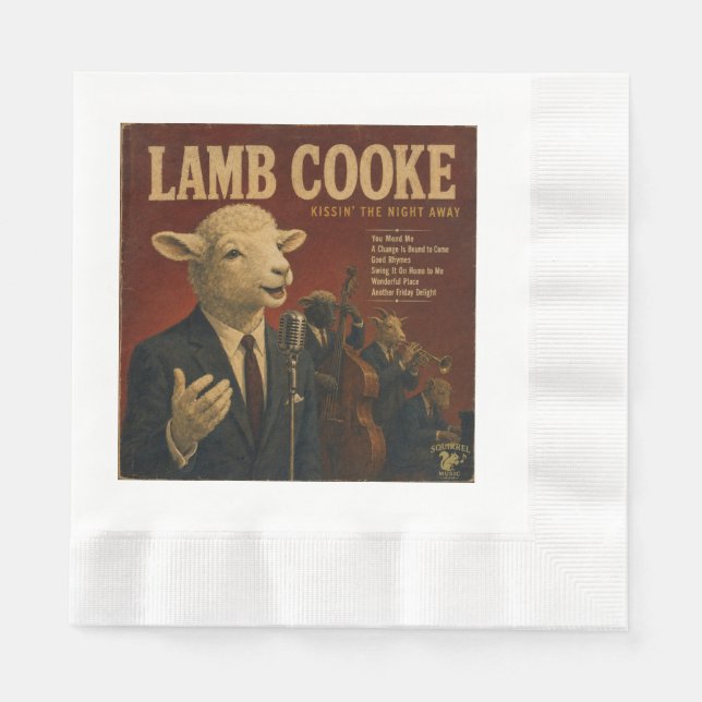 Servilleta De Papel Álbum de Lamb Cooke: una parodia (Anverso)