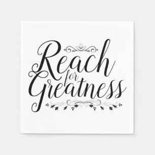 Servilleta De Papel Alcance para la caligrafía de la grandeza