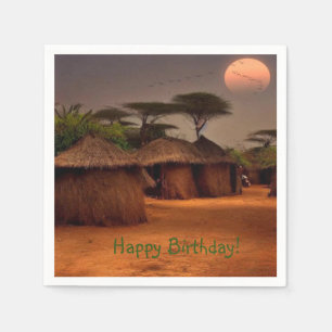 Servilleta De Papel Aldea africana