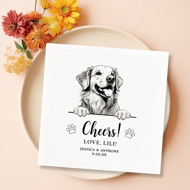 Servilleta De Papel Alegres personalizados de dibujos de perros de la  (Subido por el creador)