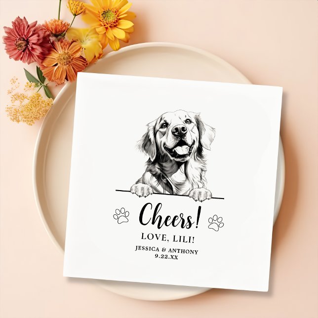 Servilleta De Papel Alegres personalizados de dibujos de perros de la  (Subido por el creador)