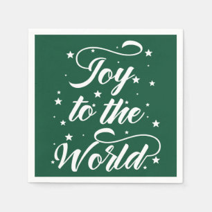 Servilleta De Papel alegría al mundo Navidad