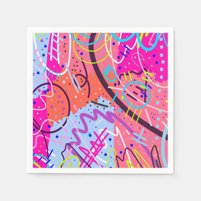 Servilleta De Papel Alegría de experiencias (Anverso)