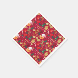 Servilleta De Papel Alegría de los navidades