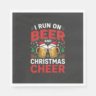 Servilleta De Papel Alegría de Navidad Cerveza Bebida
