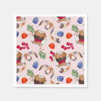 Servilleta De Papel Alegría de punto (rosa platino) - servilletas