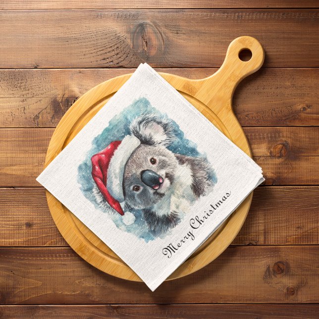Servilleta De Papel Alegría Navideña Australiana, Koala personalizado (Subido por el creador)
