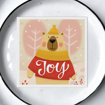 Alegría. Pescado de oso de Navidad de invierno