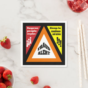 Servilleta De Papel Alerta de fraude