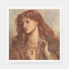 Servilleta De Papel Alexa Wilding (Joven Elegante Con Pelo Rojo)