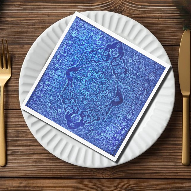 Servilleta De Papel Alfombra persa azul aspecto - Tabris (Subido por el creador)