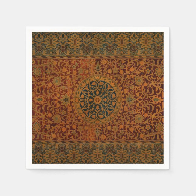 Servilleta De Papel Alfombra tapiz de William Morris (Anverso)