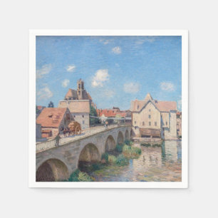 Servilleta De Papel Alfred Sisley - El Puente de Moret