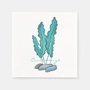 Servilleta De Papel Alga azul alga alga Thunder_Cove