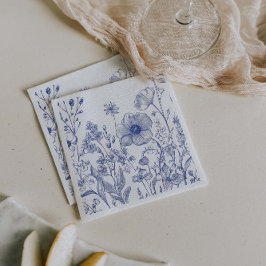 Servilleta De Papel Algo azul antes de hacerlo