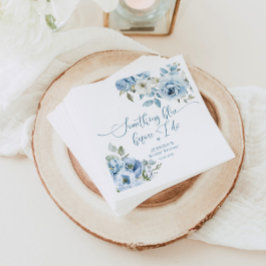 Servilleta De Papel Algo azul antes de que duche la novia