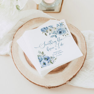 Servilleta De Papel Algo azul antes de que duche la novia